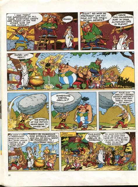 Asterix and the clandestine elixir of magic